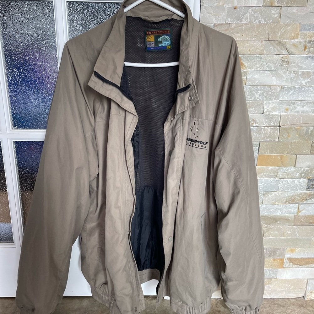 Tan Golf Jacket
